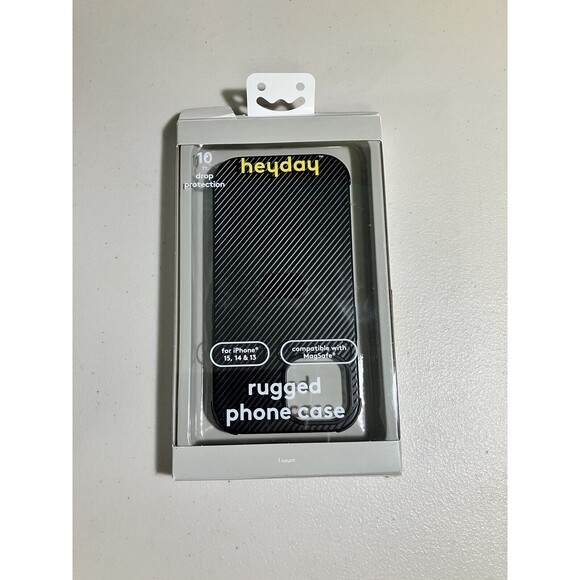 Black Apple iPhone 15/iPhone 14/iPhone 13 Case - heyday Clear - Open Box - Picture 1 of 2